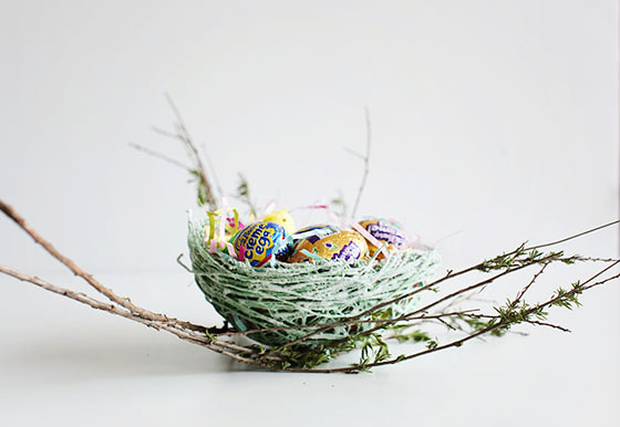 Sugar String Easter Nest Tutorial
