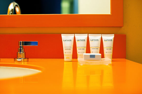 The Saguaro Palm Springs toiletries by Lather