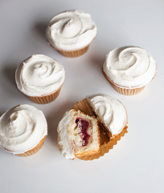 Pie inside of a cupcake! 