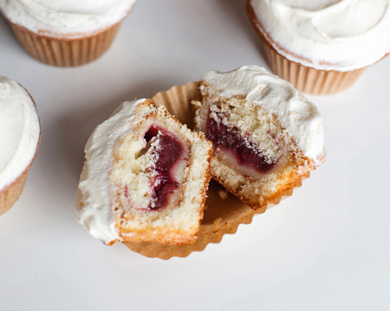Pie filled cupcakes!