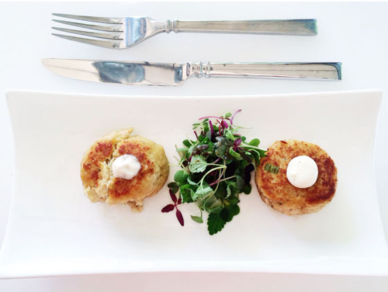 Crab Cakes from Citron Palm Springs
