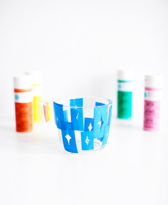 DIY Glass Paint Stenciling 