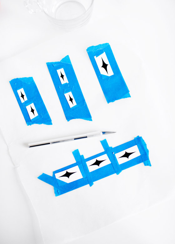 DIY Glass Paint Stenciling