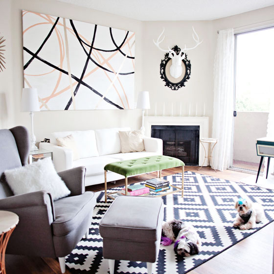 The LA Apartment of Melodrama blogger Krys Melo