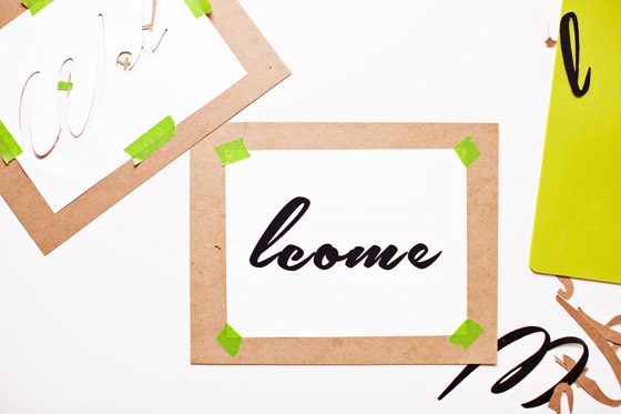 DIY Stenciled Welcome Mat Tutorial