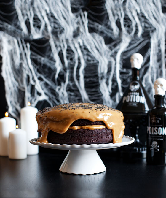 Devil's Booze Cake Recipe via Melodrama