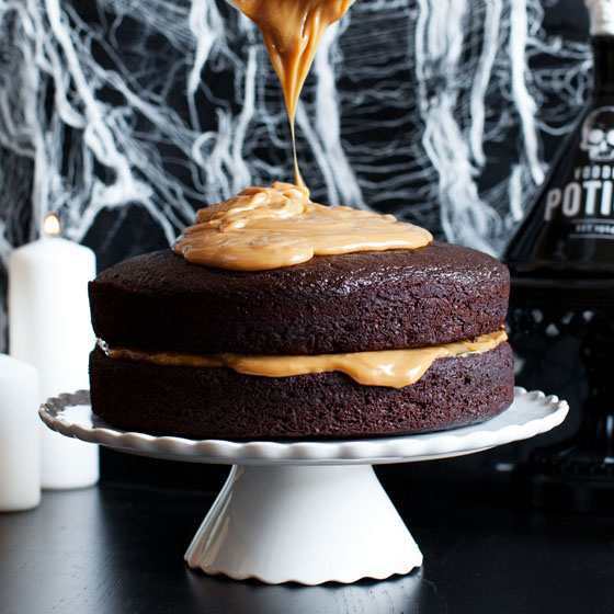 Devil's Booze Cake Recipe via Melodrama