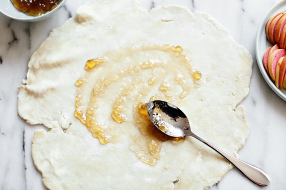 Pink Pearl Apple Galette Recipe via Melodrama