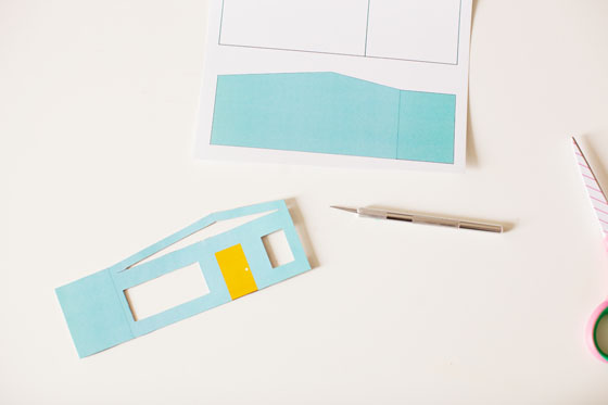 DIY Mid-Century Christms Putz Houses