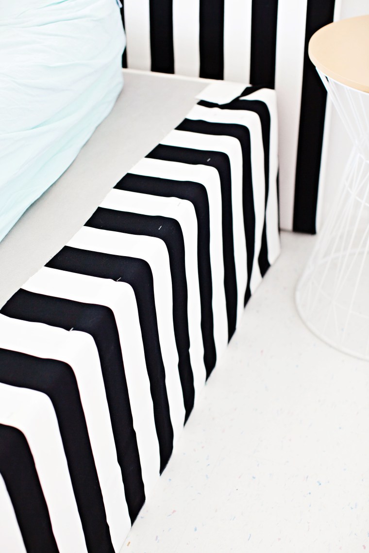 DIY Bed Skirt Tutorial