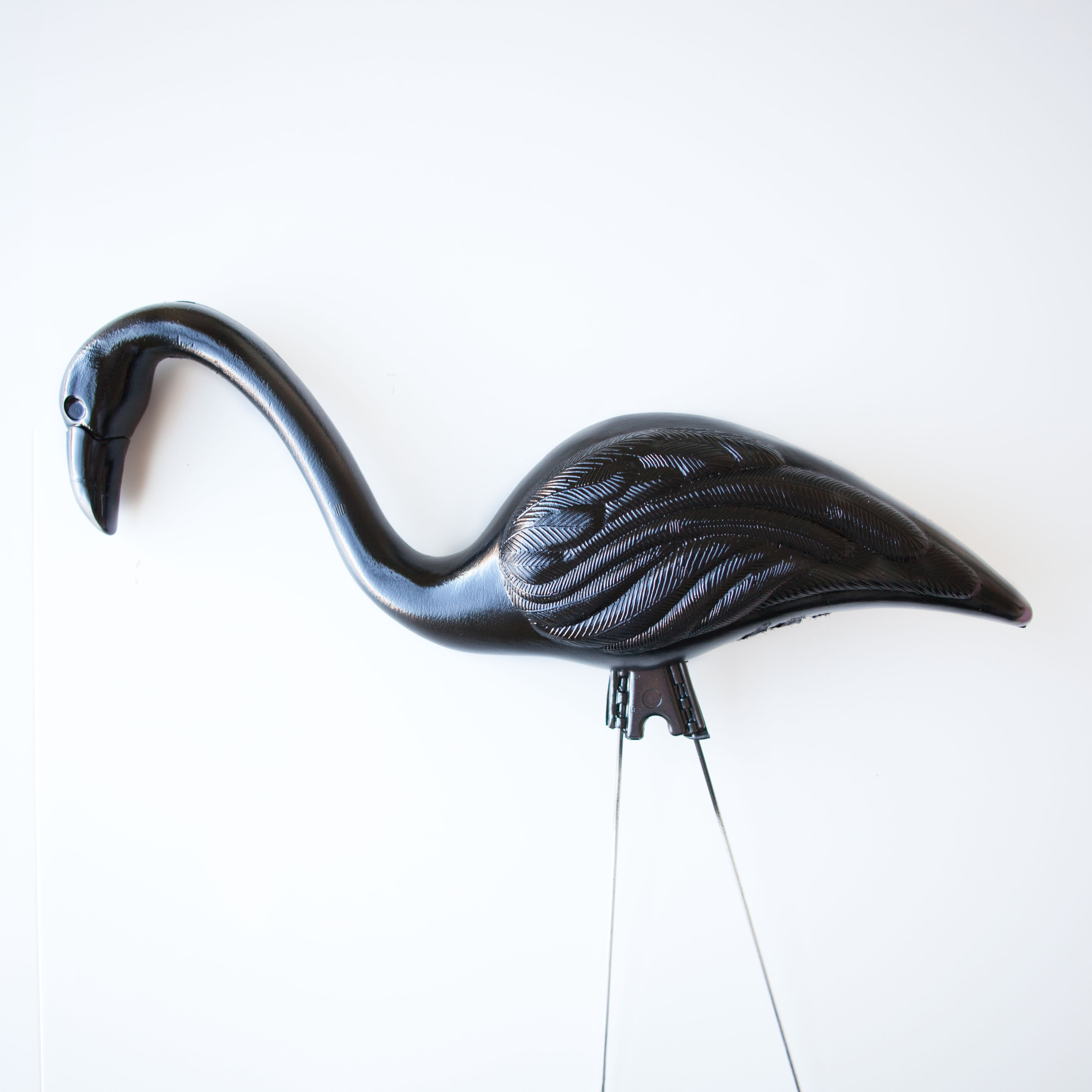 DIY Plastic Halloween Flamingo Skeletons
