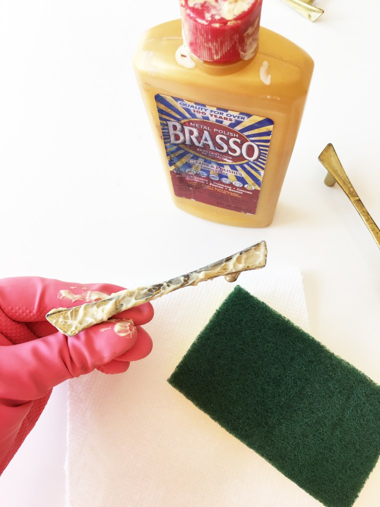 How to Restore Vintage Brass Drawer Pulls