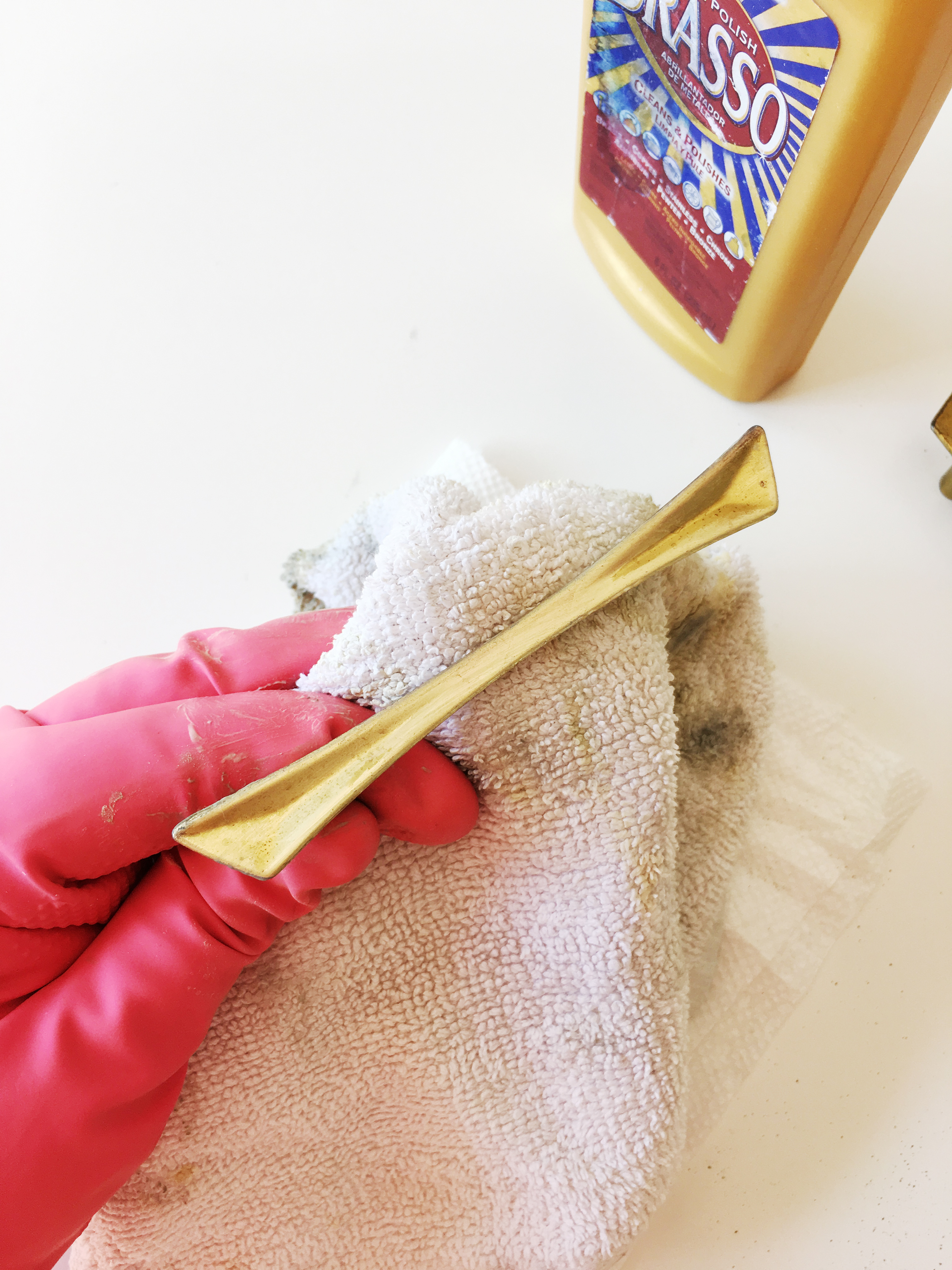 How to Restore Vintage Brass Drawer Pulls