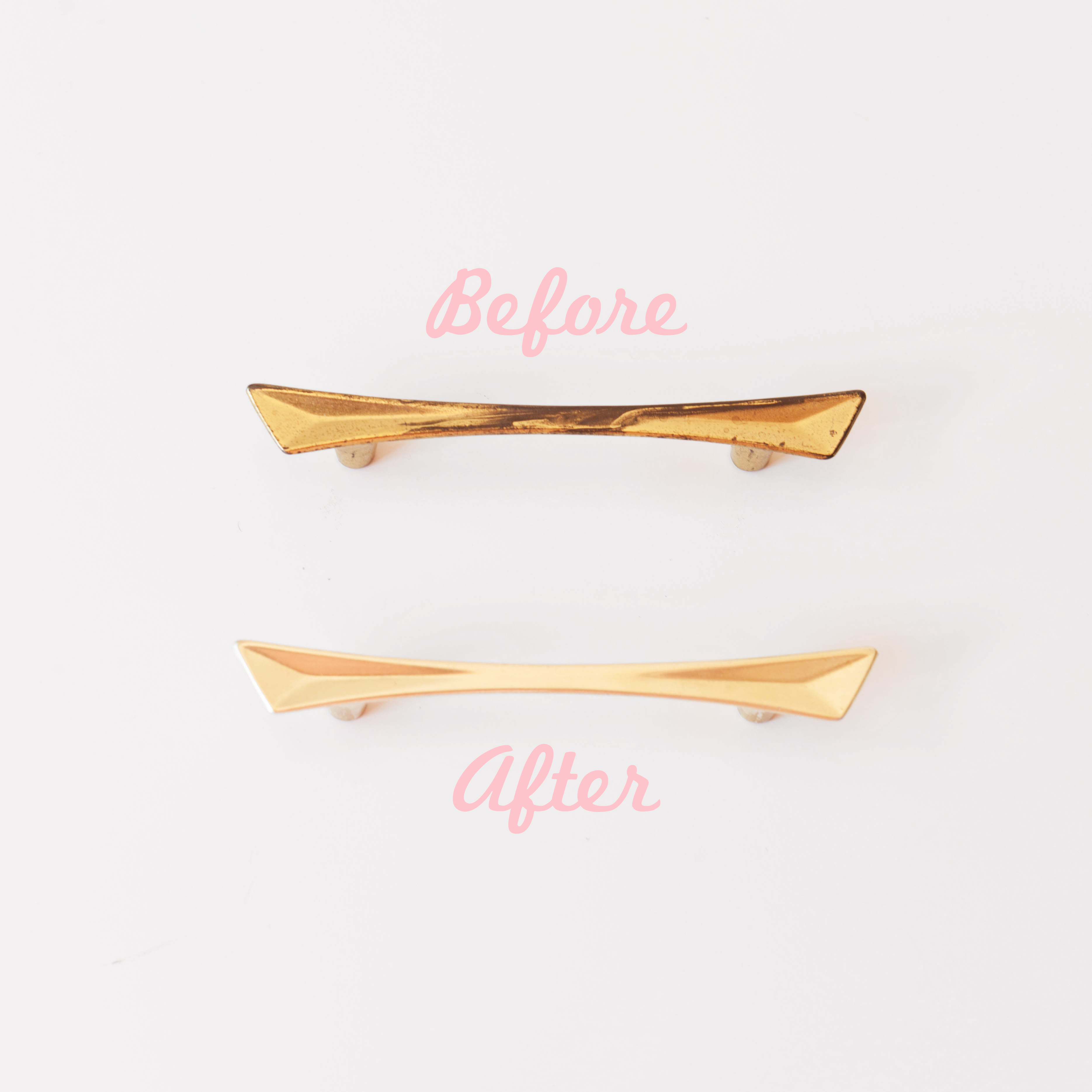 How to Restore Vintage Brass Drawer Pulls