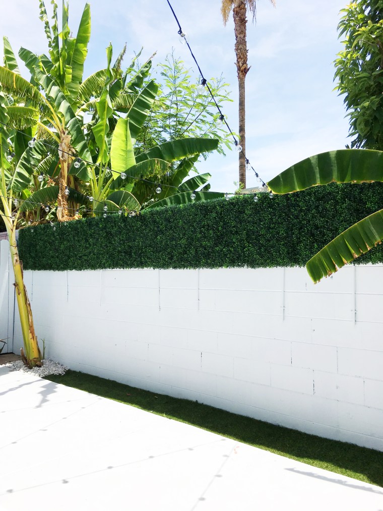 Faux Boxwood Hedging DIY