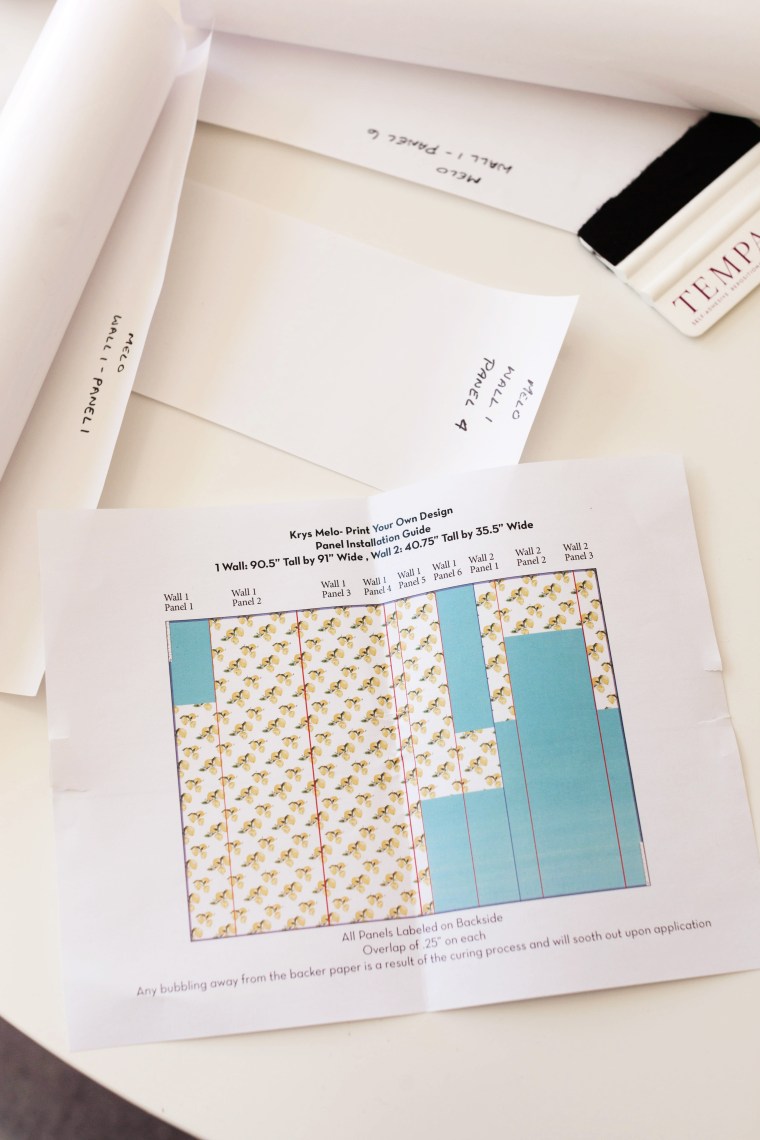 Custom Printing Removeable Wallpaper from Tempaper