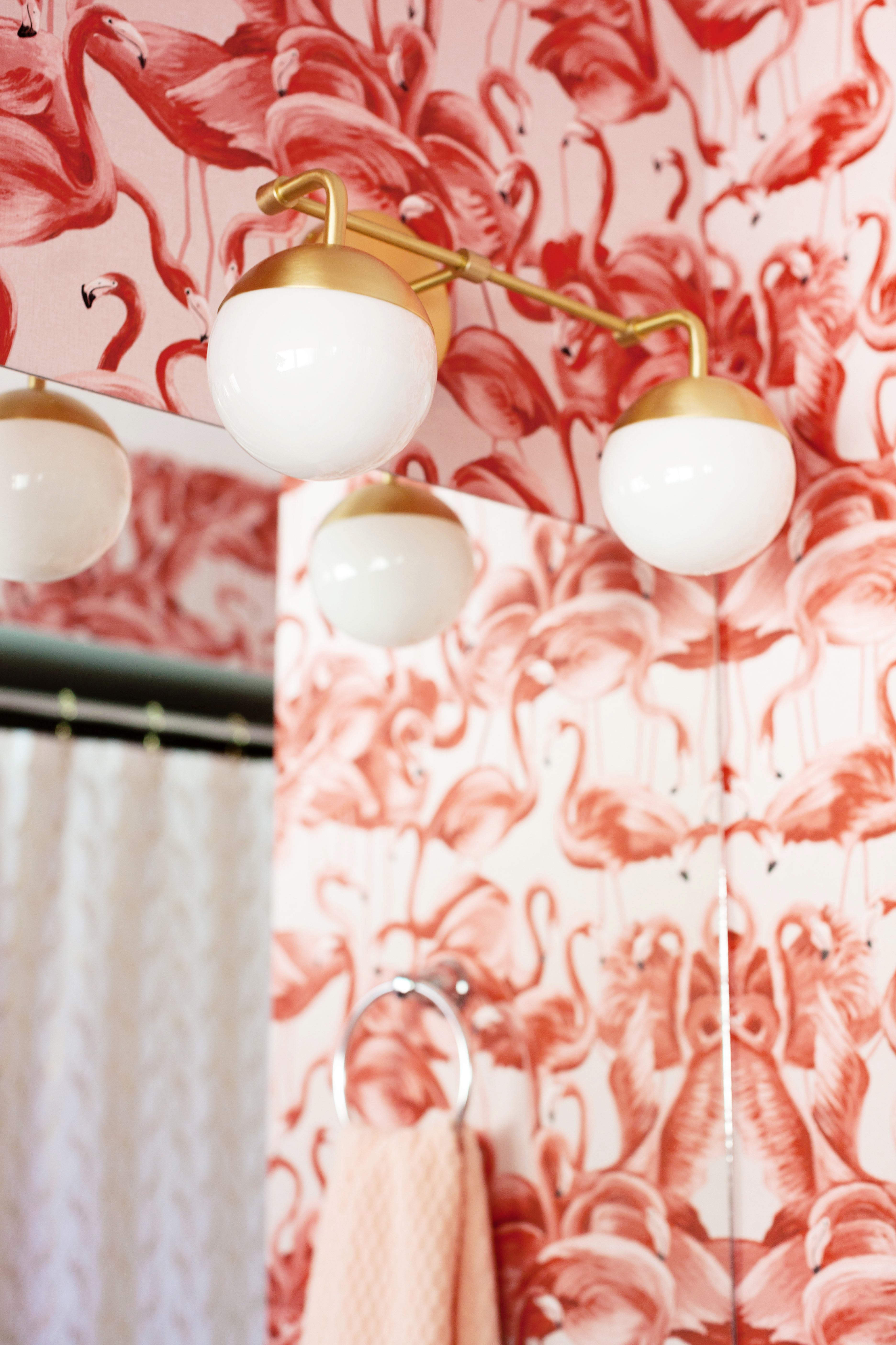 Mid-century inspired two orb light from Lucent Lightshop