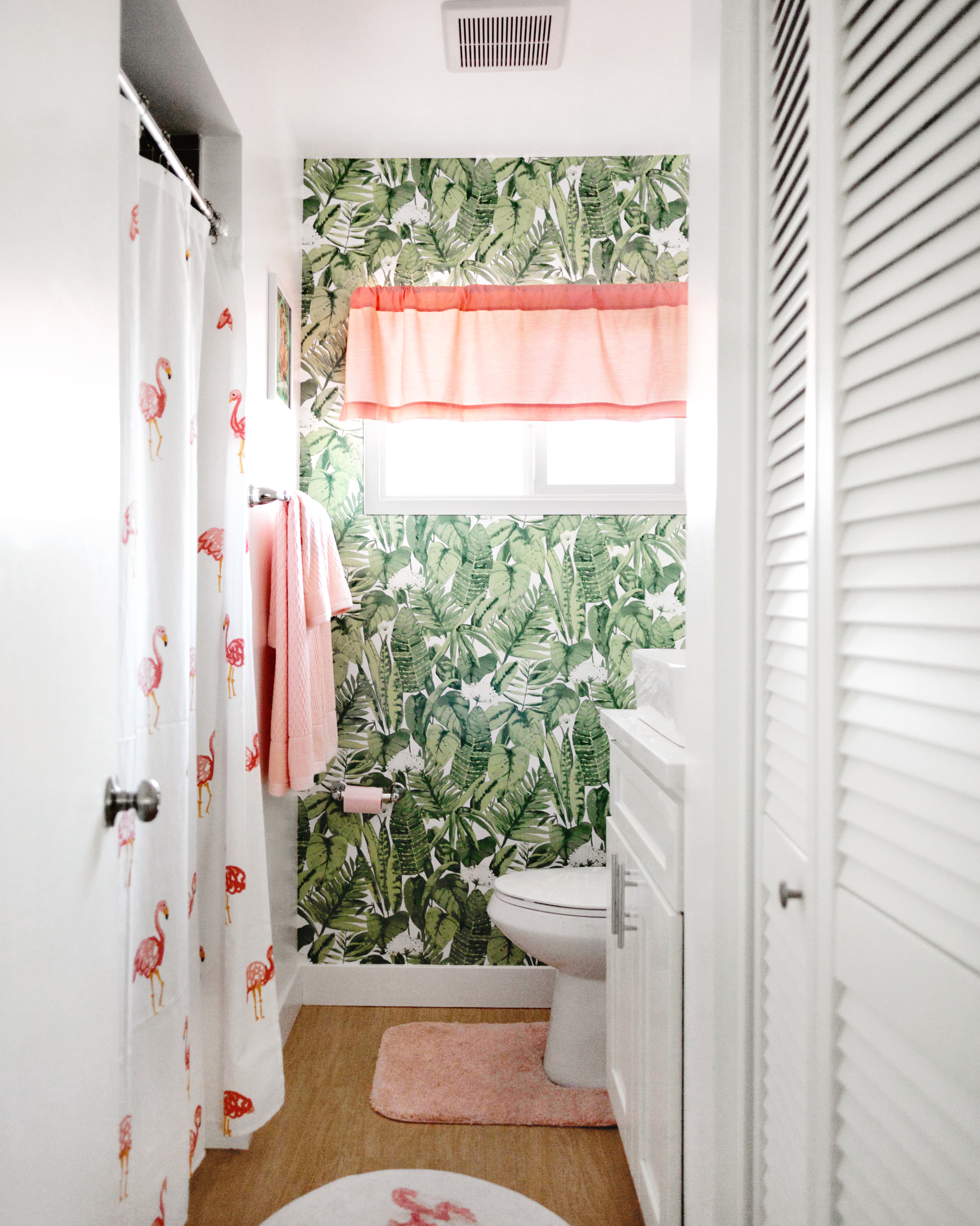 Peel and Stick Wallpaper in Krys Melo's Apartment Bathroom.jpg