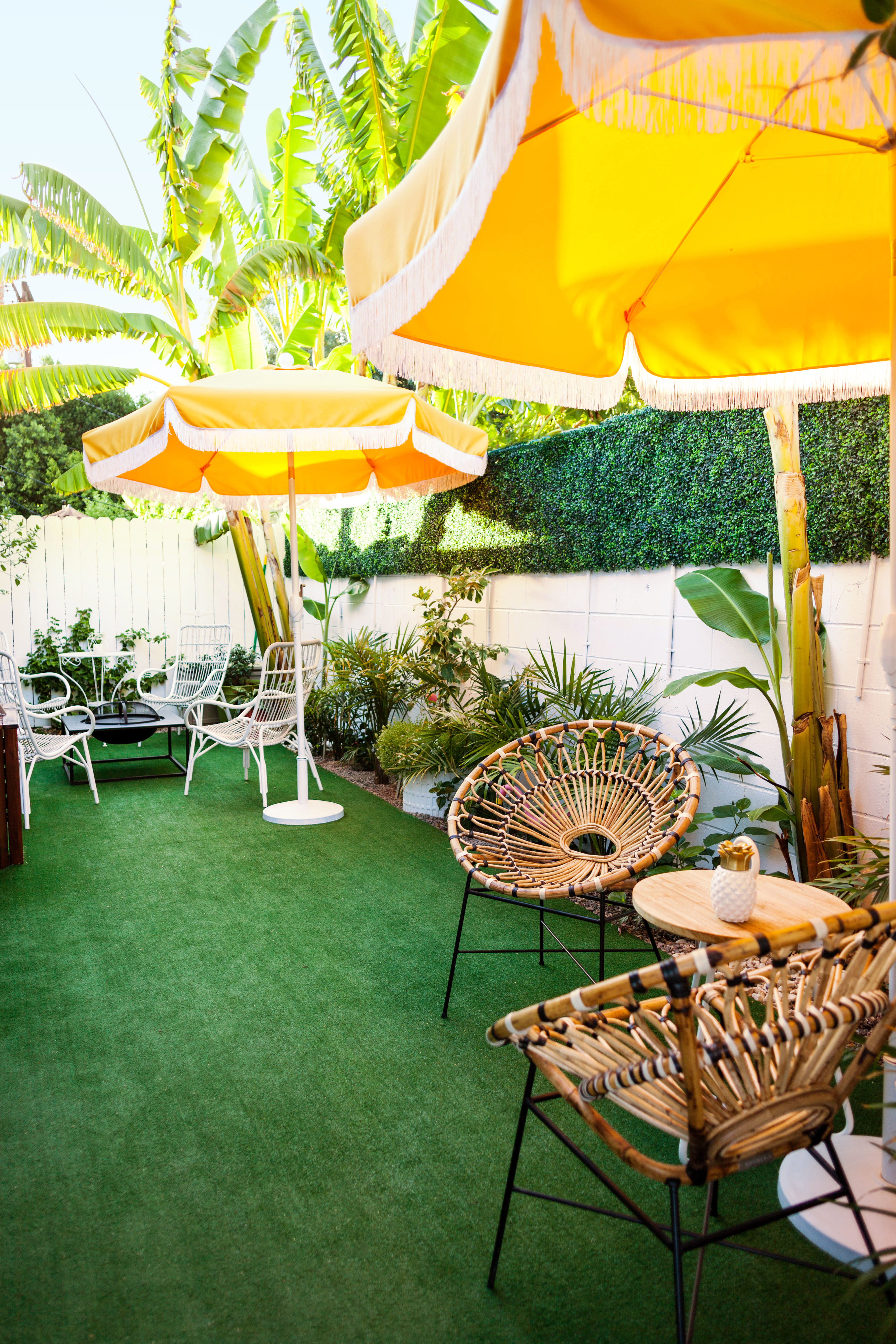 Mid-century inspired Palm Springs Patio