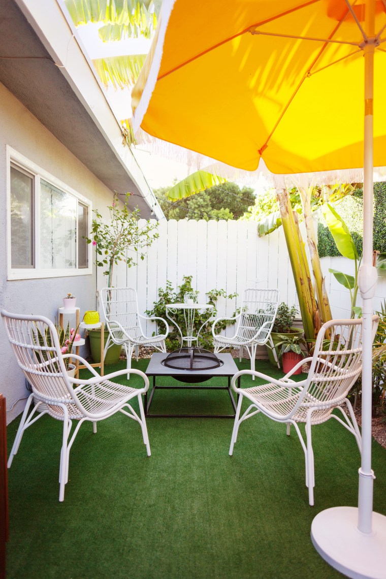 Outdoor Seating Space with firepit