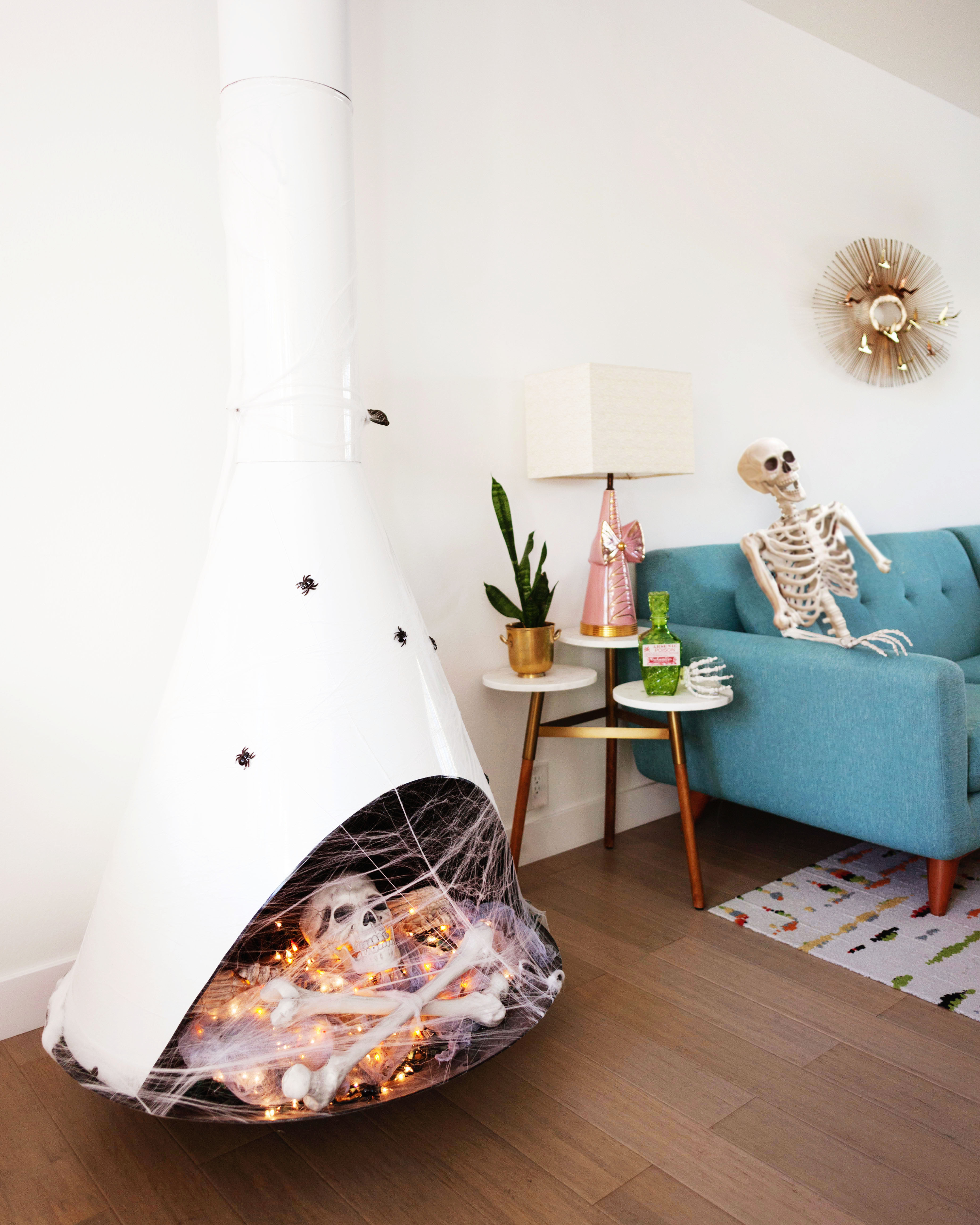 Mid-Century Home Spooky Halloween Decor