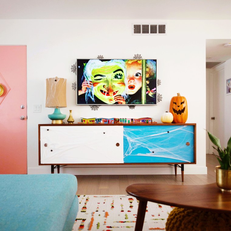 Mid-Century Modern Halloween Putz Houses
