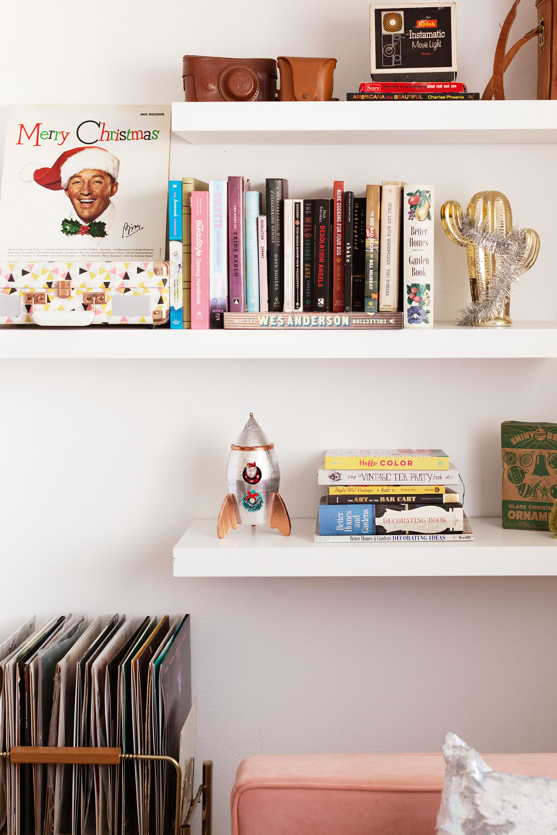 Retro inspired Christmas decor